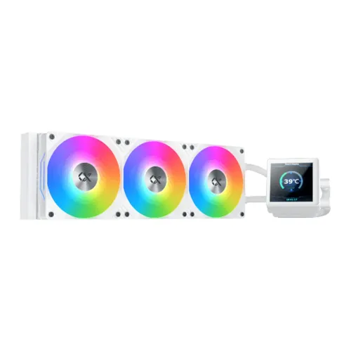 Xigmatek Connect 360 Arctic Smart Digital LCD RGB CPU Liquid Cooler - White