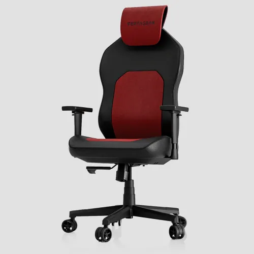 VERTAGEAR SL1800 Office Gaming Chair - Black/Burgundy Red