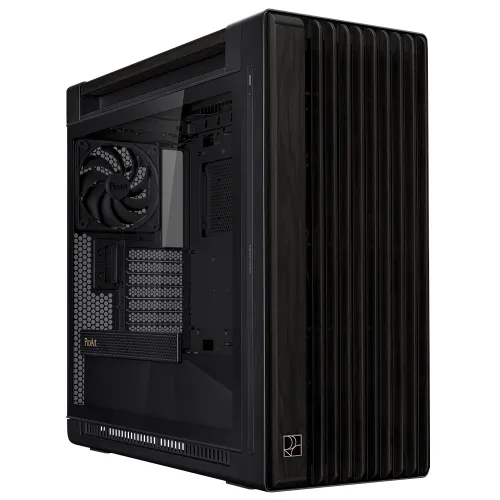ASUS ProArt PA602 Wood Edition Mid Tower Tempered Glass Side Panel With 3x Fans - Black