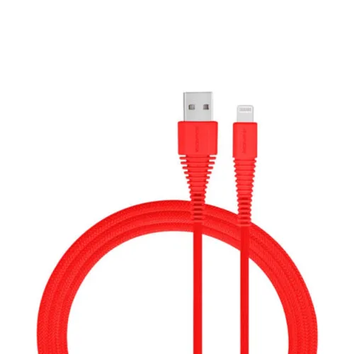 Momax Tough Link USB to Lightning Cable 1.2 Meters – red