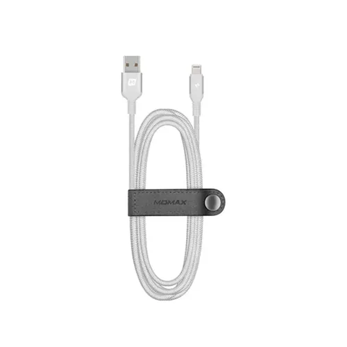 MOMAX Elite iPhone USB Cable Triple Braided 1.2m - Silver