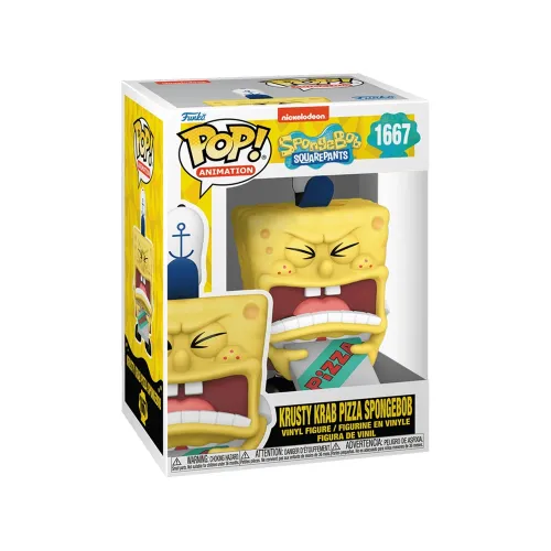 Funko Pop: Spongebob- Krusty Krab Pizza Spongebob (25th Anniversary)