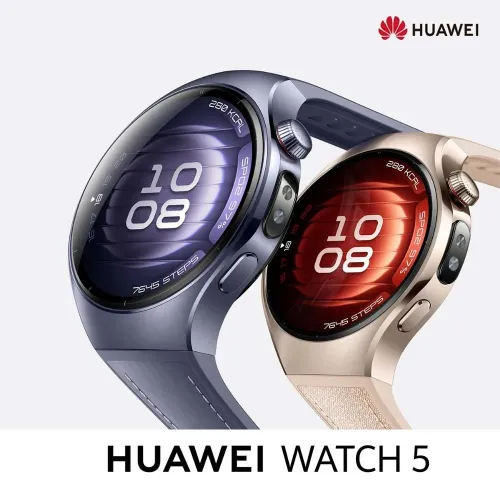Huawei Watch 5 - Black Fluoroelastomer Strap