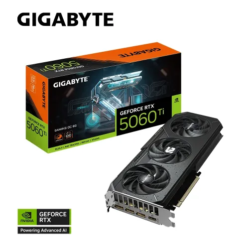 Gigabyte Geforce Rtx 5060ti Gaming Oc 8gb Graphic Card - Black