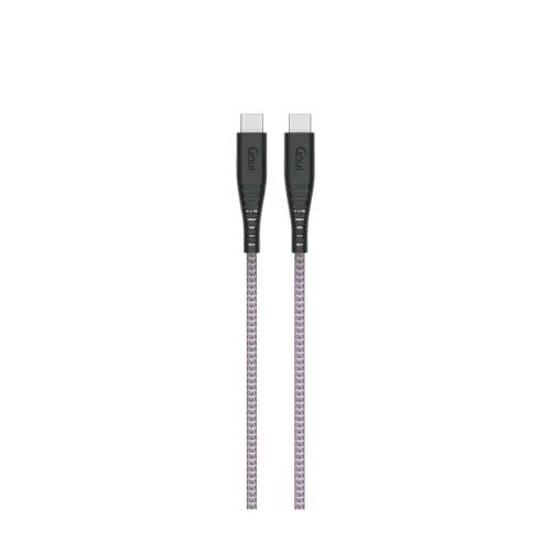 Goui Flex Type C To Type C 60w 1.5m Cable - White/purple