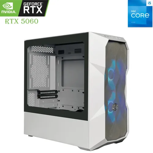 Gaming Pc CM – Intel Core I5 13th Gen | Rtx 5060 8gb | 1tb Ssd | 16gb Ram White