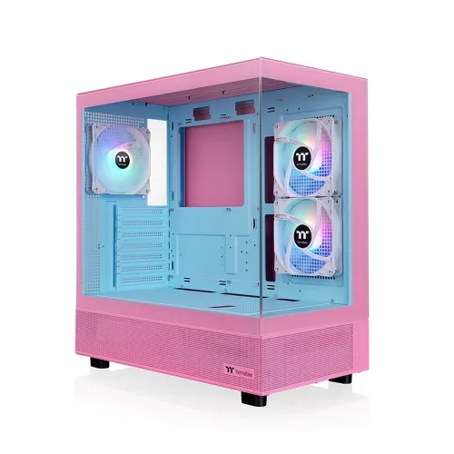 Thermaltake View 270 Plus TG ARGB Bubble Pink Mid Tower Gaming Pc Case - Bubble Pink