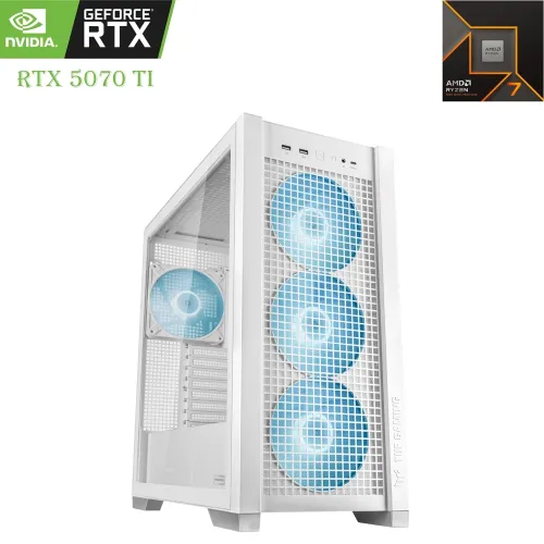 Gaming Pc – Asus | Amd Ryzen 7 9800x3d | Rtx 5070 Ti 16gb | 2tb Ssd | 32gb Ram