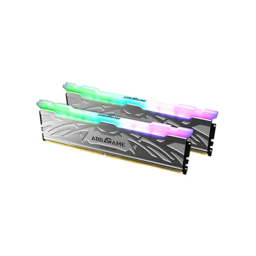 Addlink AddGame Spider X5 RGB 32GB (16GBx2) DDR5 6400MT/s CL38 Memory Kit with Heatsink - Silver