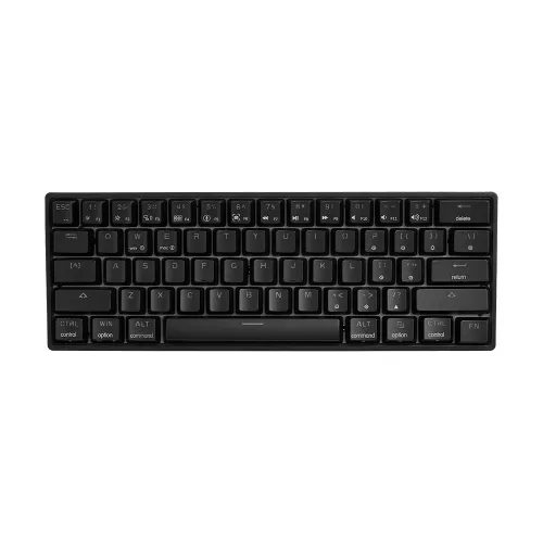 Skyloong Gk61 Wired Black Mechanical Gaming Keyboard -  English / Arabic Layout