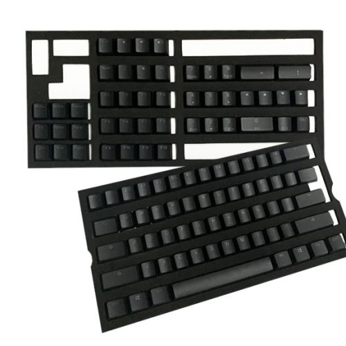 Ducky 108-key PBT Seamless Doubleshot Keycap Set Black (Open Box)