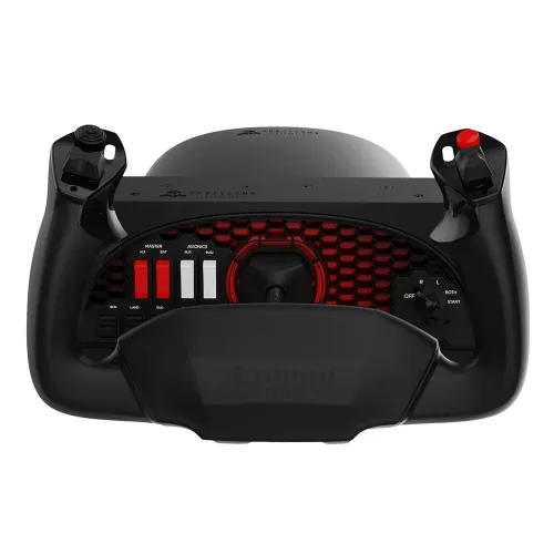 Honeycomb Alpha Flight Controls Yoke & Switch Panel — Flight Simulator Yoke Compatible PC & Mac