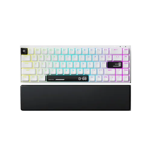 Syntech Chronos 68 Rapid Trigger Magnetic Keyboard - Aluminum Edition (White & Black)