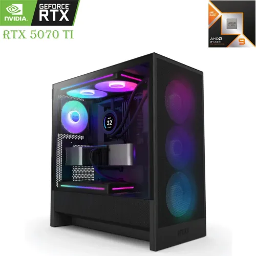 GAMING PC – NZXT H7 | Ryzen 9 9900X3D | RTX 5070 Ti | 32GB RAM | 2TB SSD