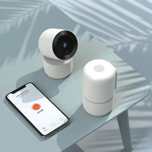 Powerology Indoor PTZ Smart Camera - White PSM015