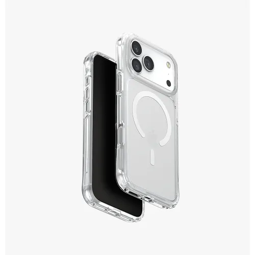 Uniq Hybrid Lifepro Xtreme Magsafe Case For Iphone 17 Pro Max - Frost Clear/white