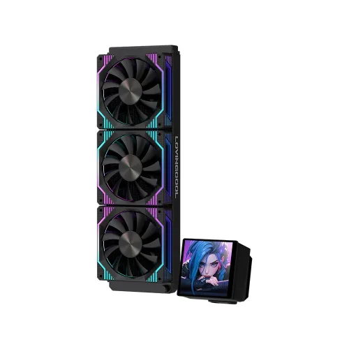 Lovingcool Magnetic Screen Dp-360-1 Liquid Cooler - Black