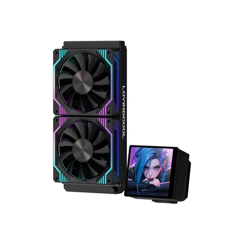 Lovingcool Magnetic Screen Dp-240-1 Liquid Cooler - Black