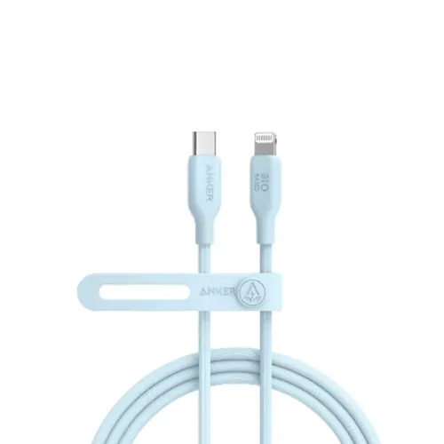 Anker 542 USB-C to Lightning Cable (Bio-Based) (1.8m/6ft) - Blue (Open Box)