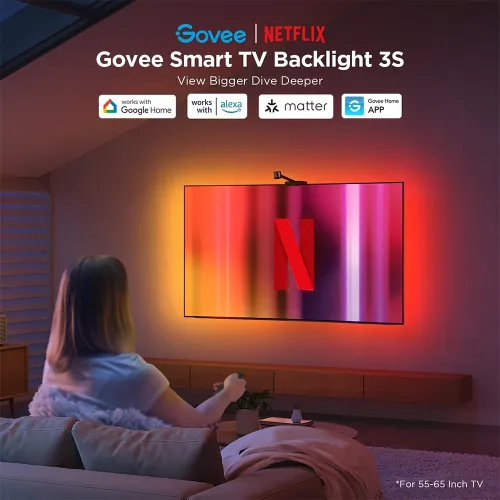 Govee Smart TV Backlight 3S 55"-65" (Netflix-Themed Packaging)