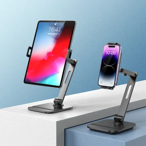 Powerology Smart-Clamp Phone & Tablet Mount - Black