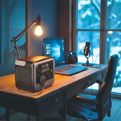 Powerology Pater II Portable Power Station 700W - Gray