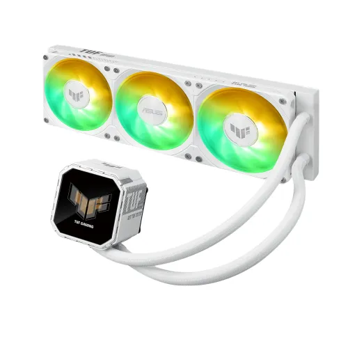 Asus Tuf Gaming Iii 360 Argb Lcd Liquid Cooler - White