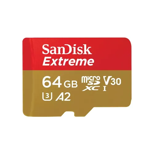 SanDisk Extreme 64GB microSDXC UHS-I CARD