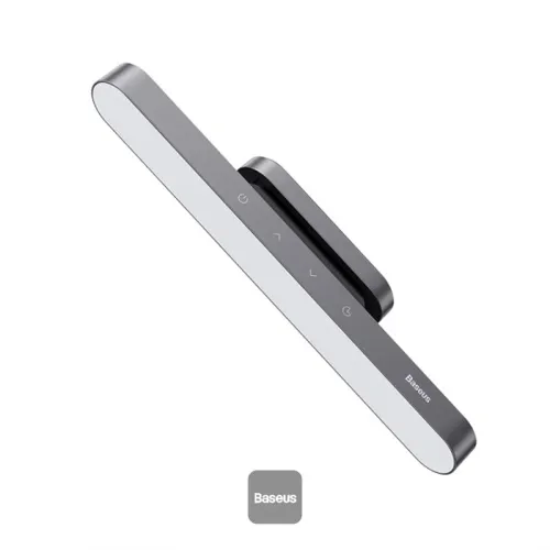 Baseus Magnetic LED Bedside Lamp Under Cabinet Lamp for Home Kitchen Room Gray