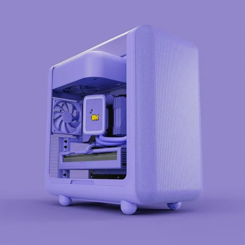 Hyte X50 Modern Performance Atx Case - Taro Milk