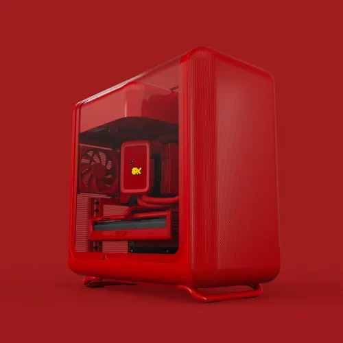 Hyte X50 Modern Performance Atx Case - Wild Cherry