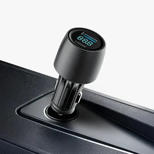 Powerology Velox 83W Dual-Port Car Charger - Black