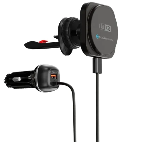 Powerology Nexar Smart Car Charger - Black