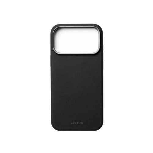Eltoro Magsafe Silicon with Camera Stand Case for iPhone 17 Pro - Black