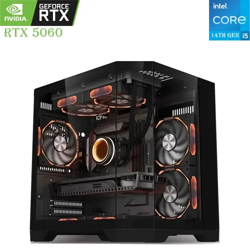 Gaming Pc Lovingcool 345 Intel Core I5 14th Gen Rtx 5060 8gb, 1tb Ssd, 16gb Ram