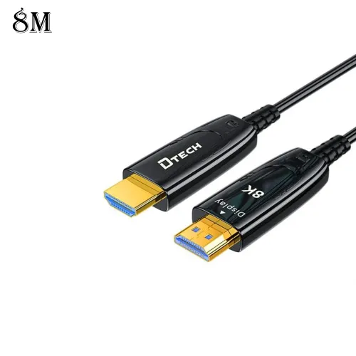 Dtech Optical Fiber 8k Hdmi 2.1 Extension Cable - 8m