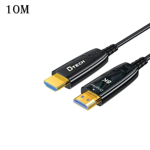 Dtech Optical Fiber 8k Hdmi 2.1 Extension Cable - 10m