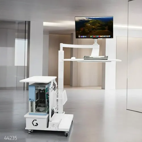 Ingrem Floating Table - White (Left Rudder)