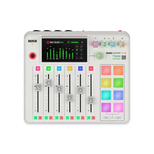 Rode Rcpiiw Rodecaster Pro Ii Integrated Audio Production Studio (White)