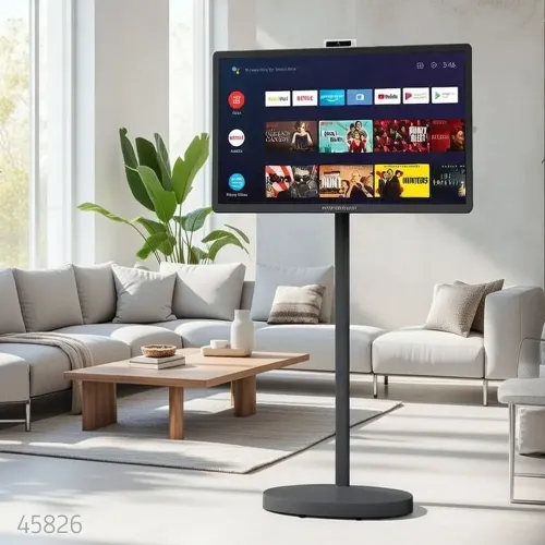 Powerology Banf 32" Portable Smart Monitor - Gray (8+128GB)