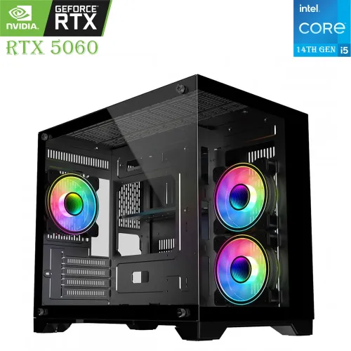 Gaming Pc Lovingcool Lc-10p Core I5-14th Gen Rtx 5060 8gb, 1tb Ssd, 16gb Ram