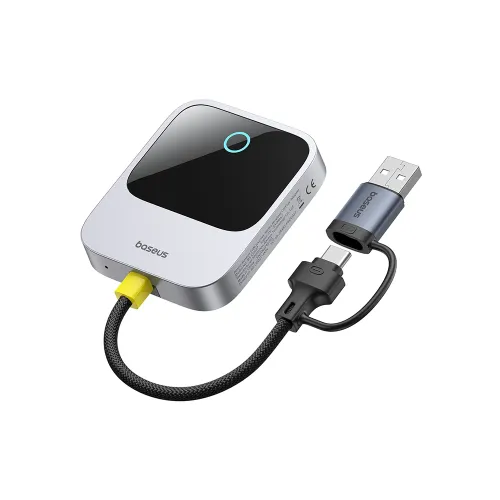 Baseus SafeJourney Wireless CarPlay Adapter – Space Grey