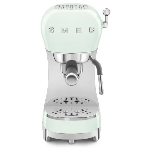 Smeg 50's Style Espresso Coffee Machine with Pump - Gloss Pastel Green