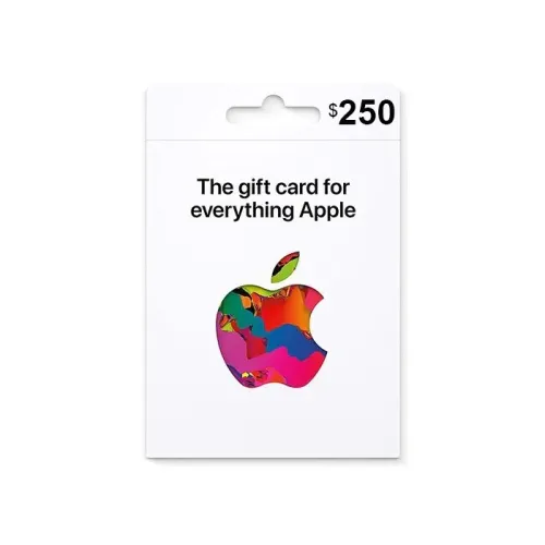 Apple iTunes Gift Card $250 (U.S. Account) - Instant SMS Delivery