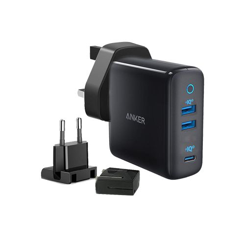 ANKER POWERPORT III 3-PORT 65W CHARGER - BLACK
