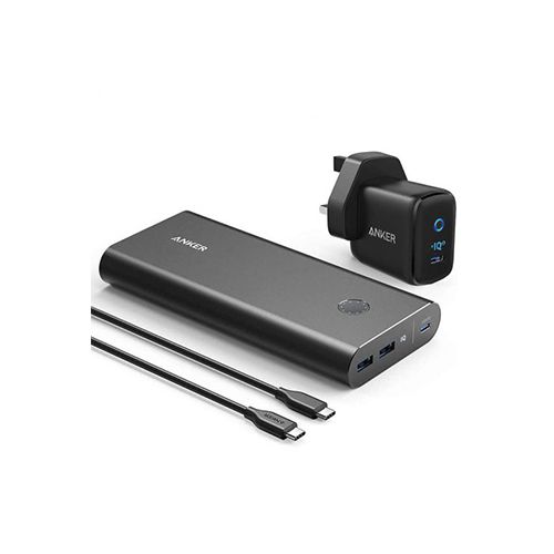 ANKER POWERCORE+26800 PD POWER BANK WITH POWERPORT III MINI - SPEED COMBO - BLACK