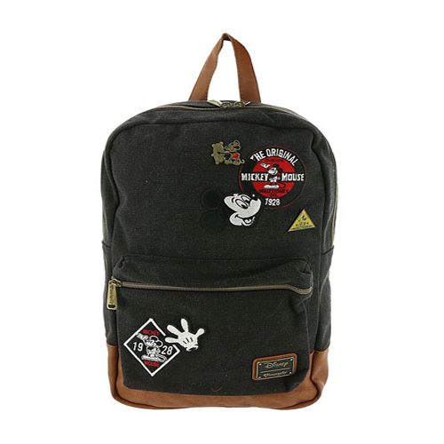 LOUNGEFLY DENIM DISNEY MICKEY MOUSE BAG