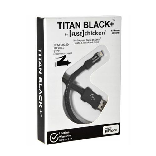 FUSE CHICKEN TITAN BLACK LIGHTNING CABLE 1.5M 59 IN