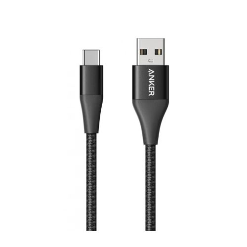 ANKER POWERLINE+II USB-C TO USB-A (NYLON)0.9M/3FT - BLACK
