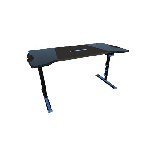 Twisted Minds Gaming Desk – Flat Platform GDTS 4F – Color : Black/Blue
